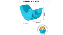 Reusable Portable Hygienic Silicone Burger Pack Holder