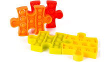 Silicone Puzzles Hand-Push Bubble Sensory Toy Trouble Relieve Stress