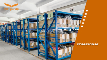Video about WJM factory warehouse environment display