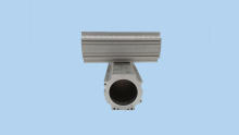 Aluminum Profile Extrusion Precision Customized Motor Housing