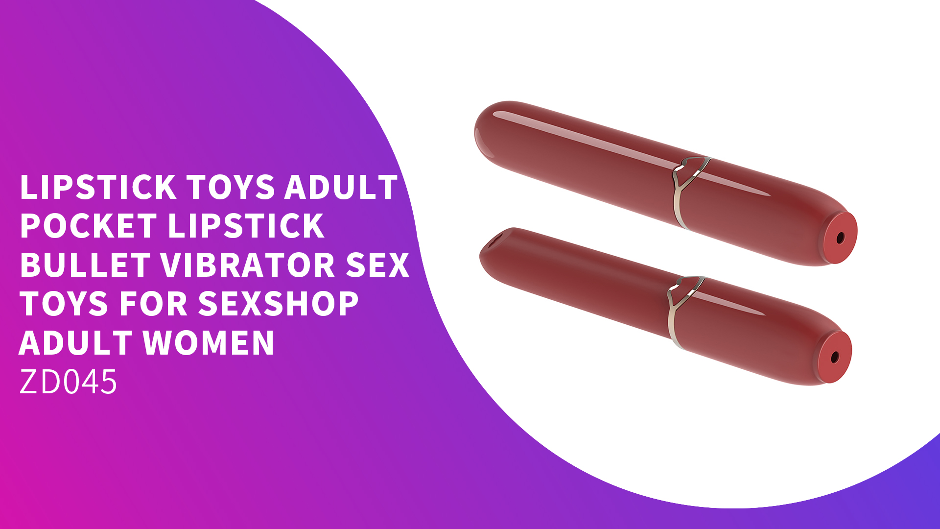 Губная помада Игрушки для взрослых Pocket Lipstick Bullet Vibrator Секс-игрушки  для взрослых женщин SexShop ZD045