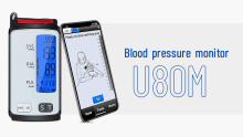 Blood Pressure Monitor, Automatic Upper Arm Machine, Digital BP Cuff Kit-Large Screen