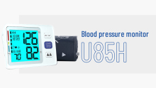 Blood Pressure Monitor Upper Arm Automatic Digital BP Monitor Adjustable Large Cuff Backlit Display 2x90 Memory Includes Batteries Pulse Rate Monitoring Meter for Home Use