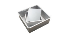 China Aluminium Square Cake Pan Baking Mould with Removable Bottom Manufacturers - Tsingbuy Bakeware Company