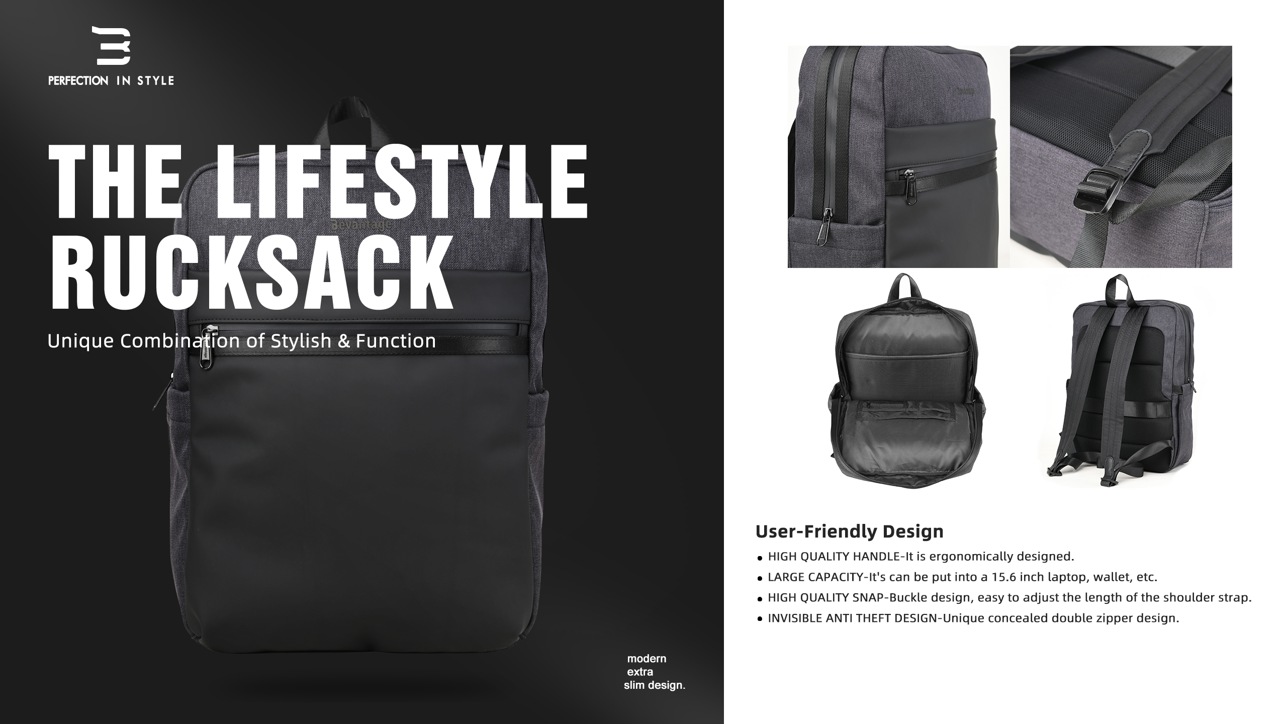 224002 Leather Backpack