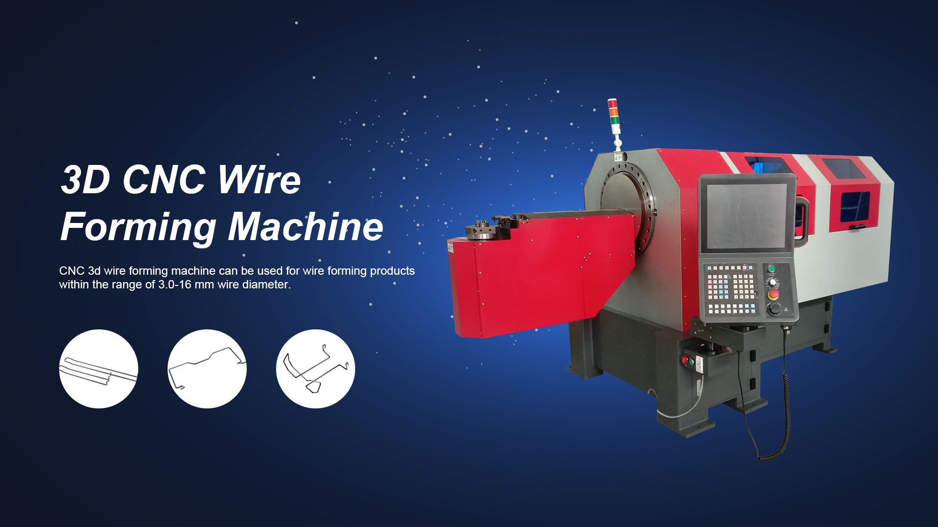 Máquina automática de formación de alambre 3D CNC - GT100R