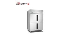 Commercial Quality Stainless Steel Four Door Bakery Trays Insert Refrigerator For Bakery Shop