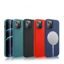 Suitable for Apple 13 Protective Cover IPhone12 Series Liquid Silicone Magsafe Magnetic Mobile Phone Case