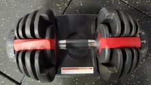 LADMAN FITNESS Fast Adjustable Steel Dumbbells Unisex Home Fitness Equipment