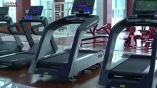 LADMAN FITNESS Smart Large-Screen Electric Commercial Treadmill for Gym