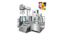 200L Vacuum Homogenizing Spiral Belt Emulsifying Machine
