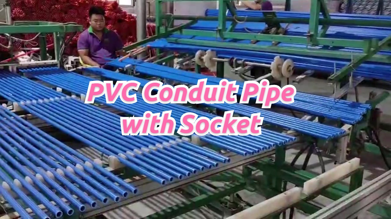 Professionele professionele PVC-geleiding met Socket Vervaardigers Vervaardigers