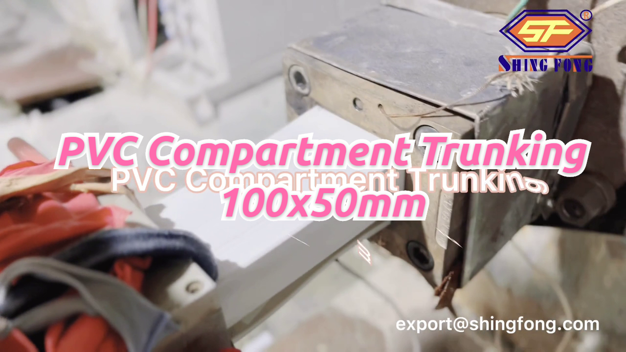 Beste verskaffer van PVC Kompartement Trunking 100x50 mm