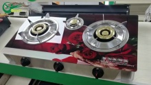 3D Printing Tempered Glass 3 Burner Table Gas Stove