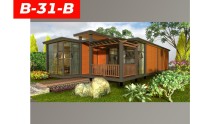 Metal Eguzki Aurrefab Etxea Bizi 3 logela Oporrak Villa Bunglow Sukaldea