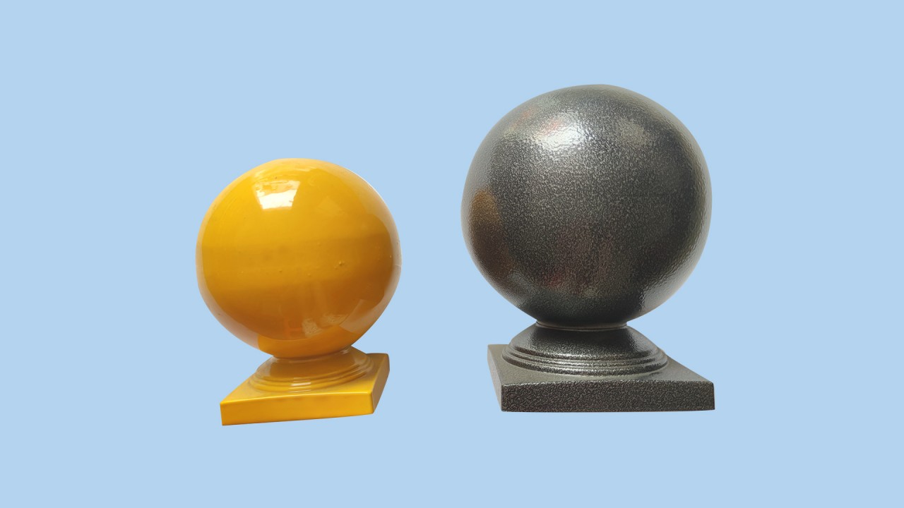 High quality Die-casting aluminum ball post caps for fence railing丨AL Aluminum