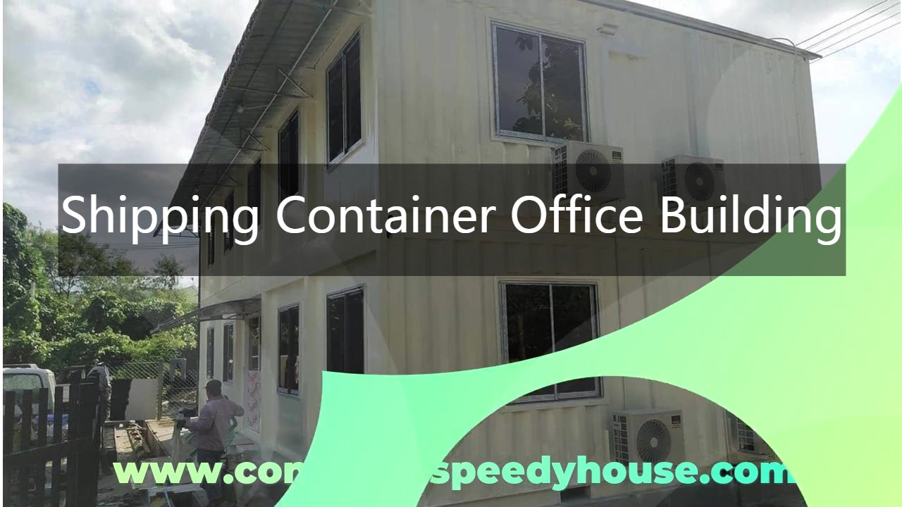 Bürogebäude für Versandcontainer