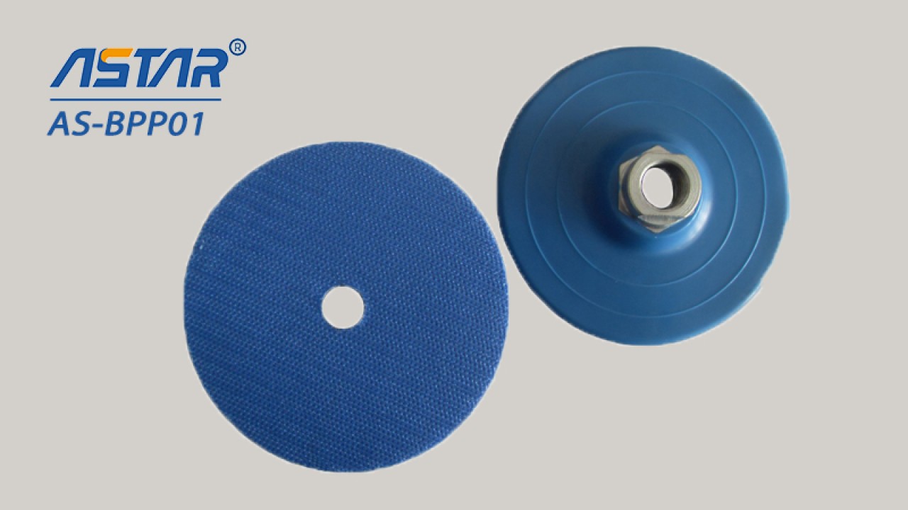 Plastic holder backer pads for fitting diamond polishing to machine with diameter 3”,4”