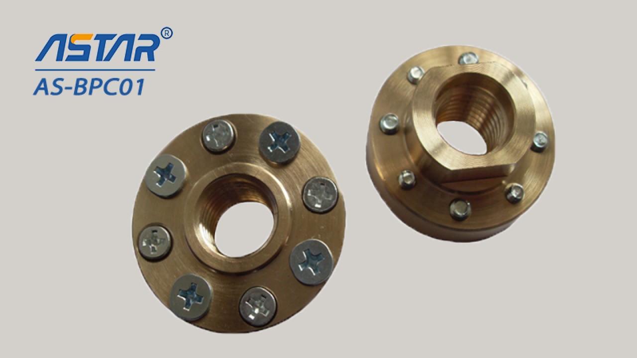 Suporte de flange de cobre para montagem de disco diamantado em máquina com diâmetro de 2”, 3”