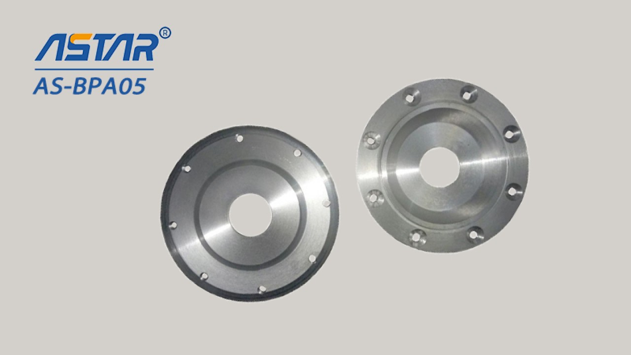 Aluminum flange holder for fitting 230mm diamond blade to machine with diameter 4”