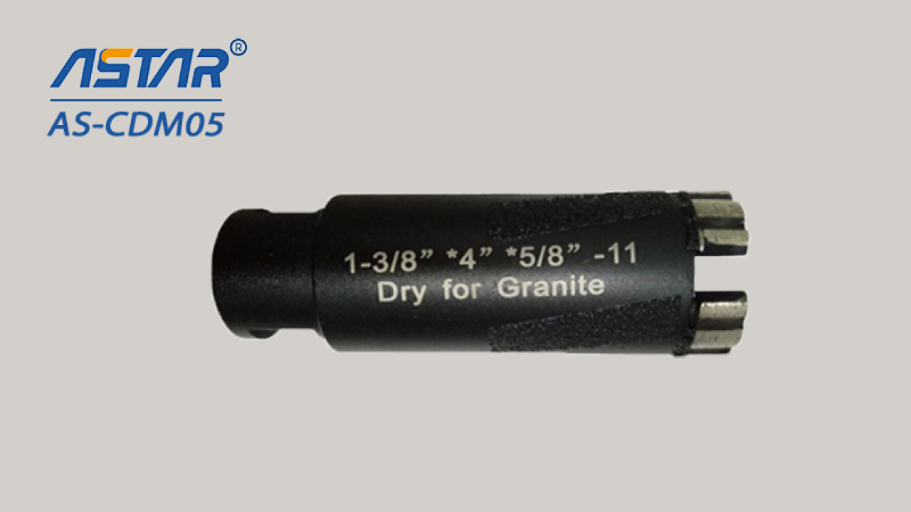 Diamond Core Drill Bits for Dry Drilling Granite With Brazed From Diameter 6mm to 100mm