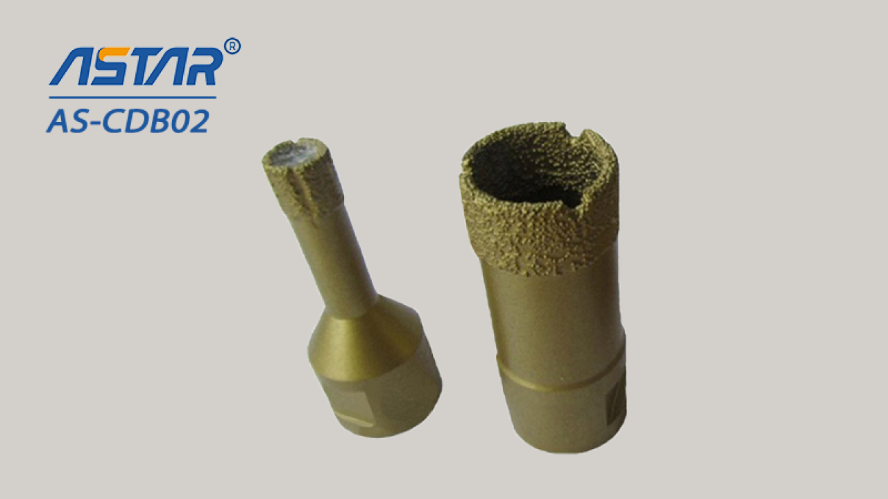 Diamond Core Drill Bits of Brazed Type for Dry Drilling Marble,Glass,Tile With Diameter 6mm to 100mm