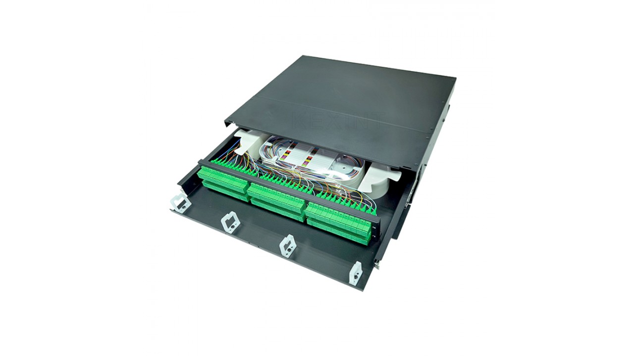 KEXINT ODF 2 U 72 Core SC Or 144 Core LC Fiber Optic Patch Panel With ...