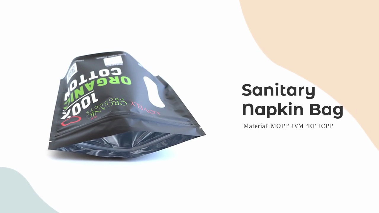 RSH Packaging Custom Liner Packaging Sanitary Napkin Bag Manufacturer