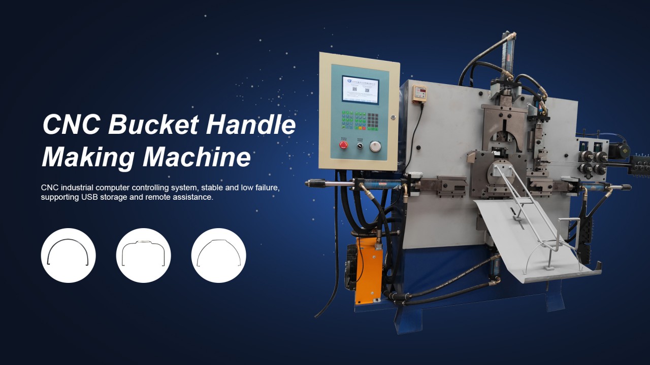 CNC Bucket Handle Making Machine