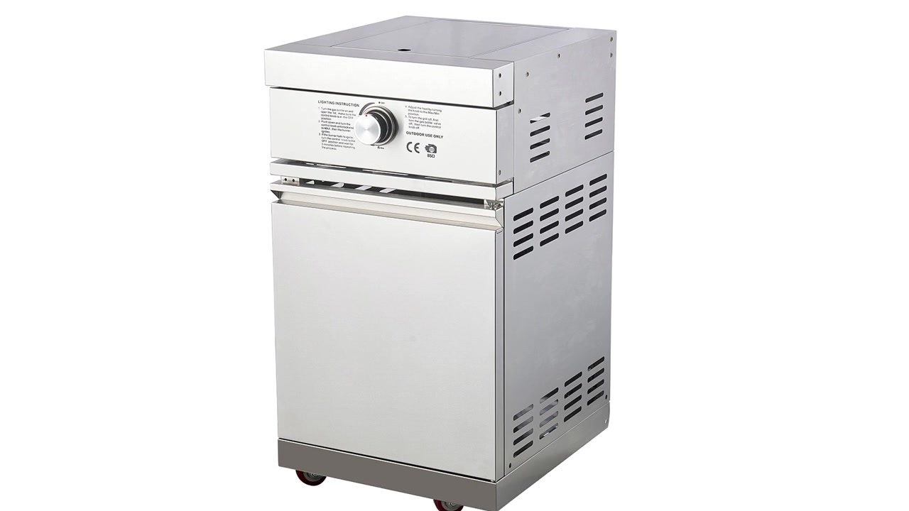 Built-in grill HS-20200811/Wst-021 two-burner gas oven