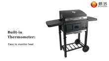 Commercial Portable Outdoor Kitchen Restaurant Barbecue Burner Bbq Charcoal Grill