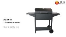 Commercial Portable Outdoor Easily Cleaned Foods Burner Bbq Gas Machine Charcoal Grill