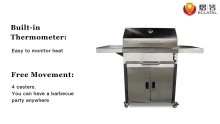 Good Quality Large Machine Barbecue Outdoor Restaurant Portable Charcoal Bbq Grill