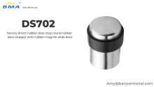 Factory Direct Rubber Door Stop Round Rubber Door Stopper With Rubber Rings For Slide Door BMA DS702