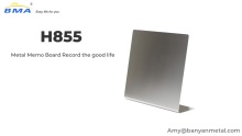 Metal Memo Board Record the good life H855