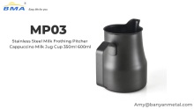 Stainless Steel Milk Frothing Pitcher Cappuccino Milk Jug Cup 350ml 600ml MP03