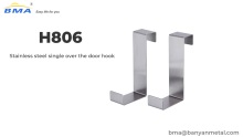 Stainless Steel Single Over The Door Hook H806