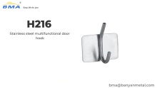 Stainless steel multifunctional coat hook for wall BMA H216