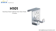 Stainless Steel Cabinet Over Door Hook 2 Hooks H101