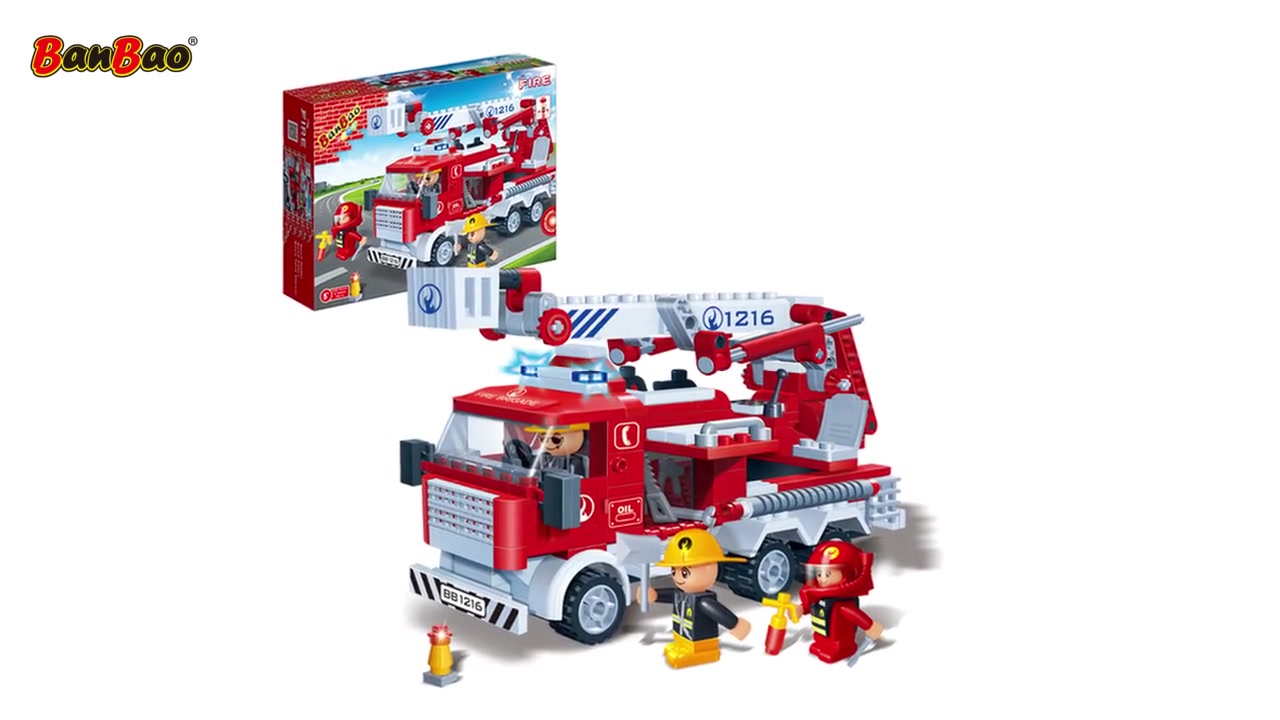 Конструктор BANBAO пожарные 8299 big Fire Truck