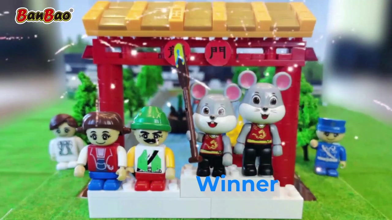 Banbao gebou blok speelgoed verskaffer groothandel