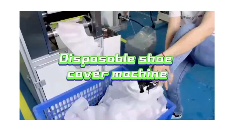 Couvre-chaussures à usage unique en plastique non tissé pour la fabrication  de la machine Couvre-chaussures jetables - Chine Machine de fabrication de  surchaussures en plastique, machine de fabrication de chaussures jetable