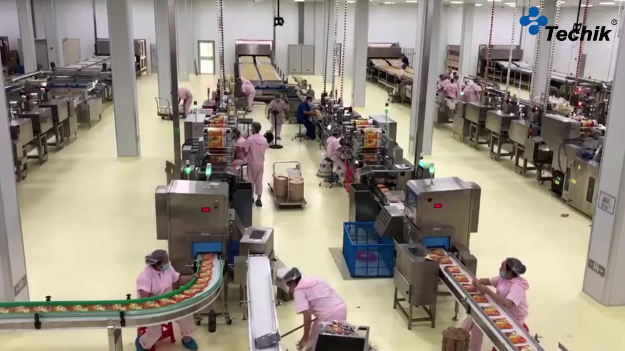 Instant Noodles Checkweigher and X-ray Inspection Production Line