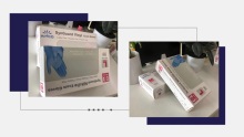 Disposable Nitrile Gloves Powder Free Examination Protective Gloves Safety Hand Gloves