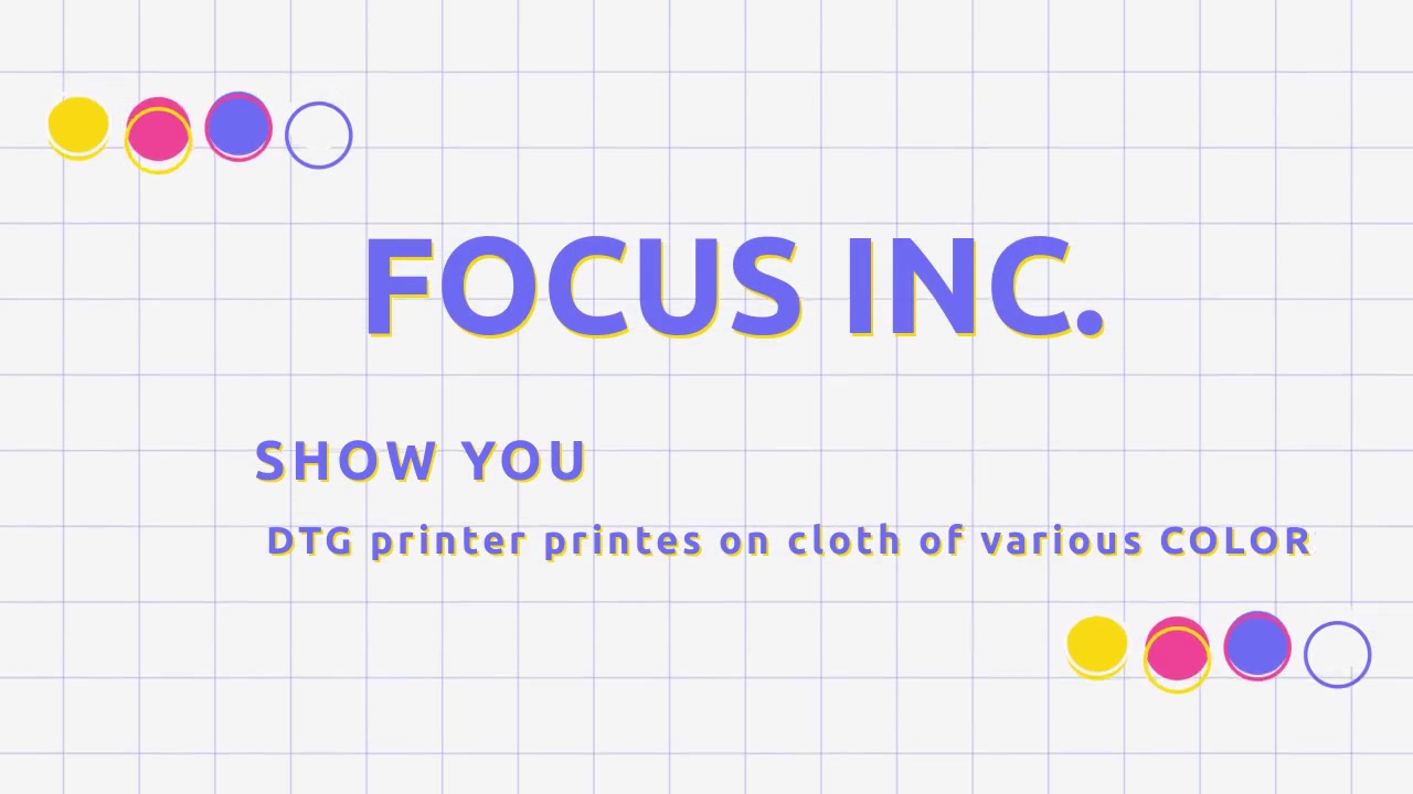  DTG printer prints clothes of various colors Supplier & manufacturers | Focus Inc. 