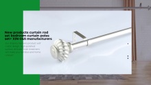 New products curtain rod set bedroom curtain poles set+ XIN-045 manufacturers