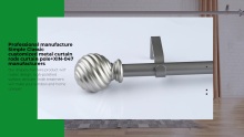 Professional manufacture Simple Classic customized metal curtain rods curtain pole + XIN-047 manufacturers