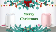 Essential oil diffuser Merry Christmas Happy New Year 2020