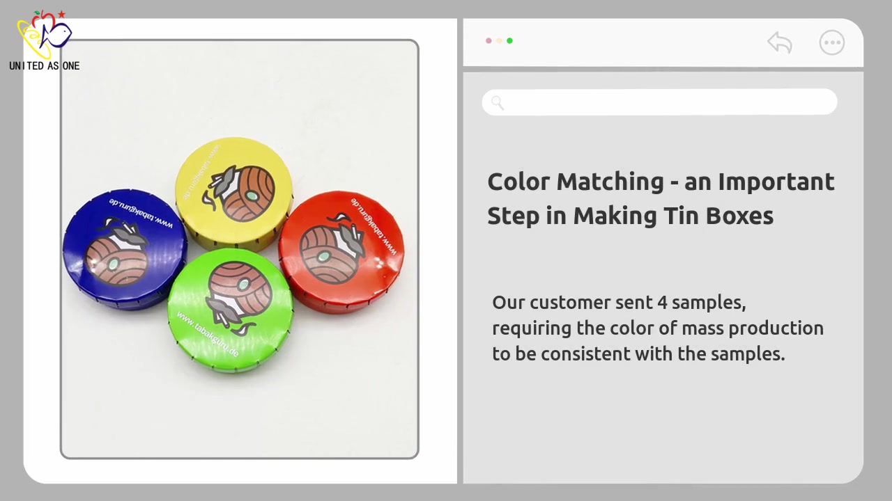 Color Matching - an Important Step in Making Tin Boxes