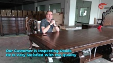 Regular customer inspects his goods in our factory | Goodwin